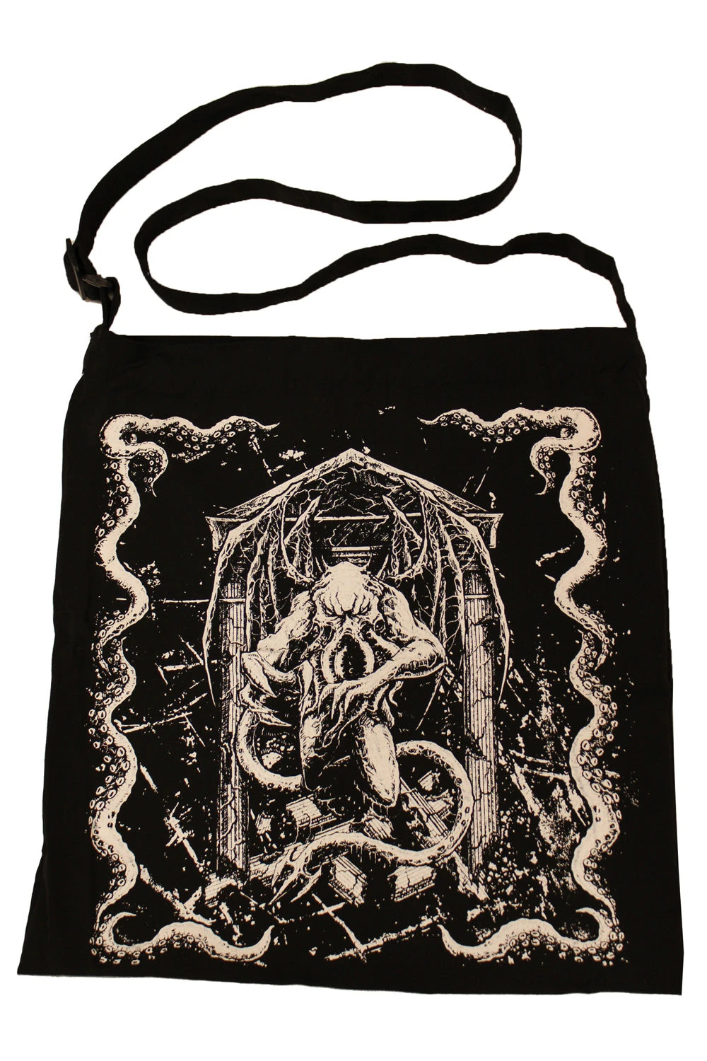 VampireFreaks Shoulder Sling Zipper Tote Bag - Image 4