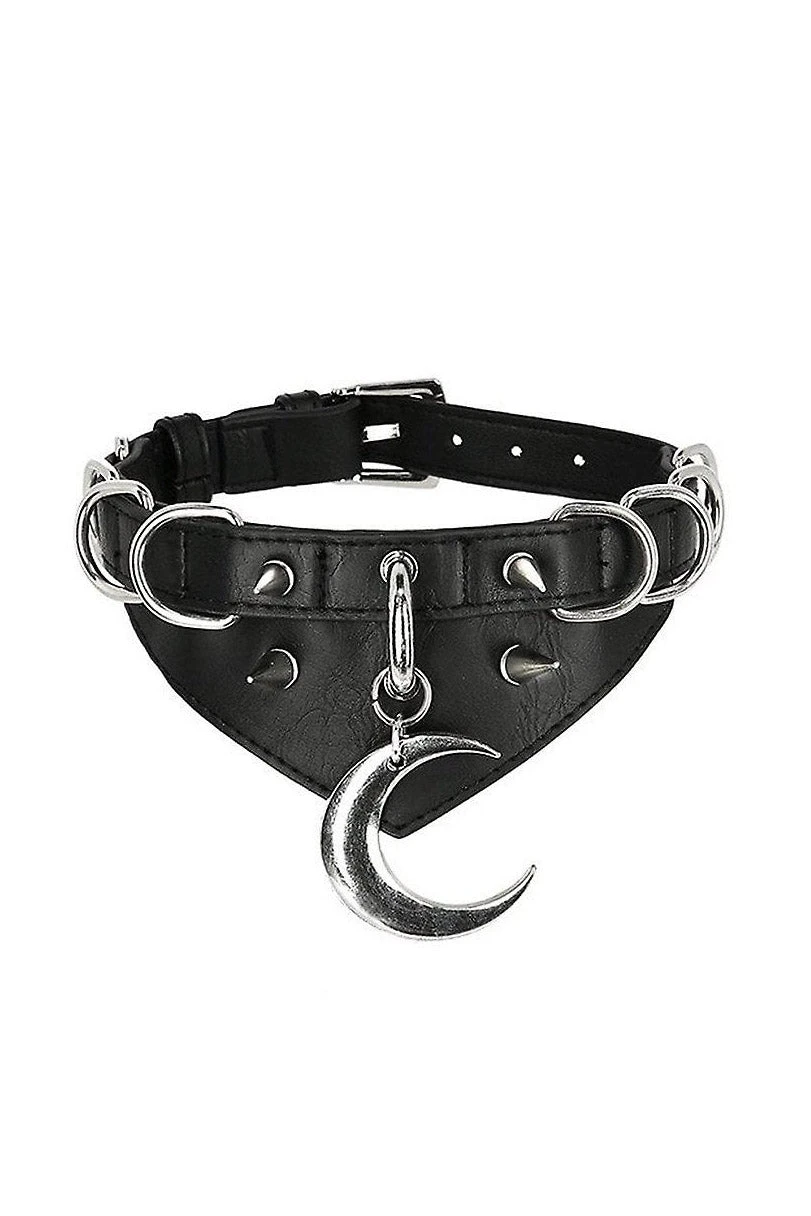 Restyle Moon Ritual Spiked Choker