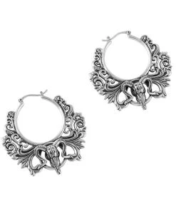 Killstar Worship The Night Hoop Earrings [S] -vampirefreaks shop dssdsdssdf 1000x