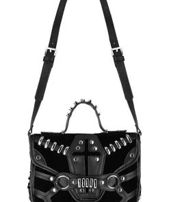 Restyle Velvet Coffin Creeps Bag