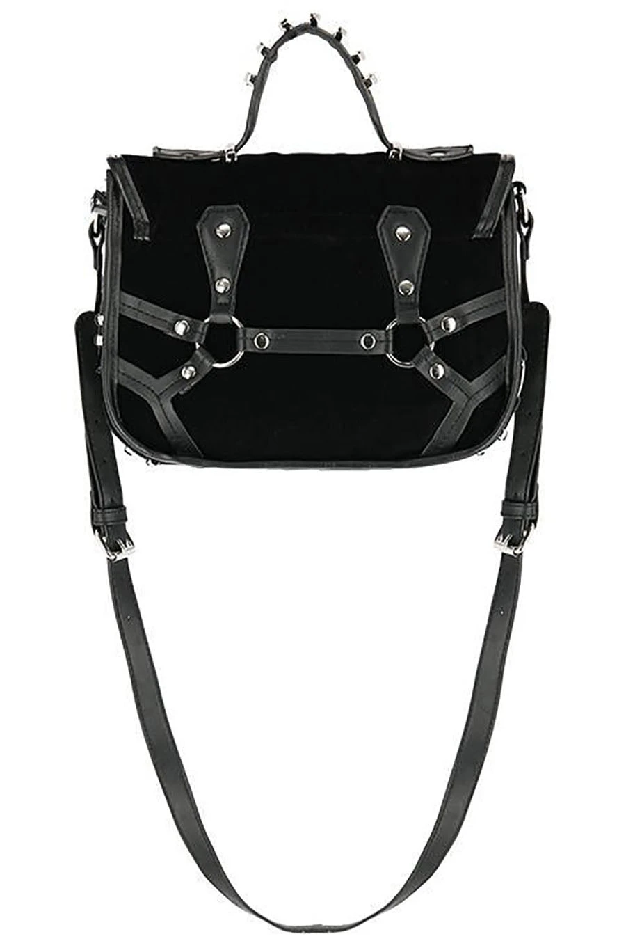 Velvet Coffin Creeps Bag Restyle Velvet Coffin Creeps Bag -vampirefreaks shop eng pl Coffin Purse Gothic Bag with a harness