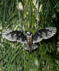 Catalyst Night Mystic Owl Necklace -vampirefreaks shop fgfngfngfd 1000x