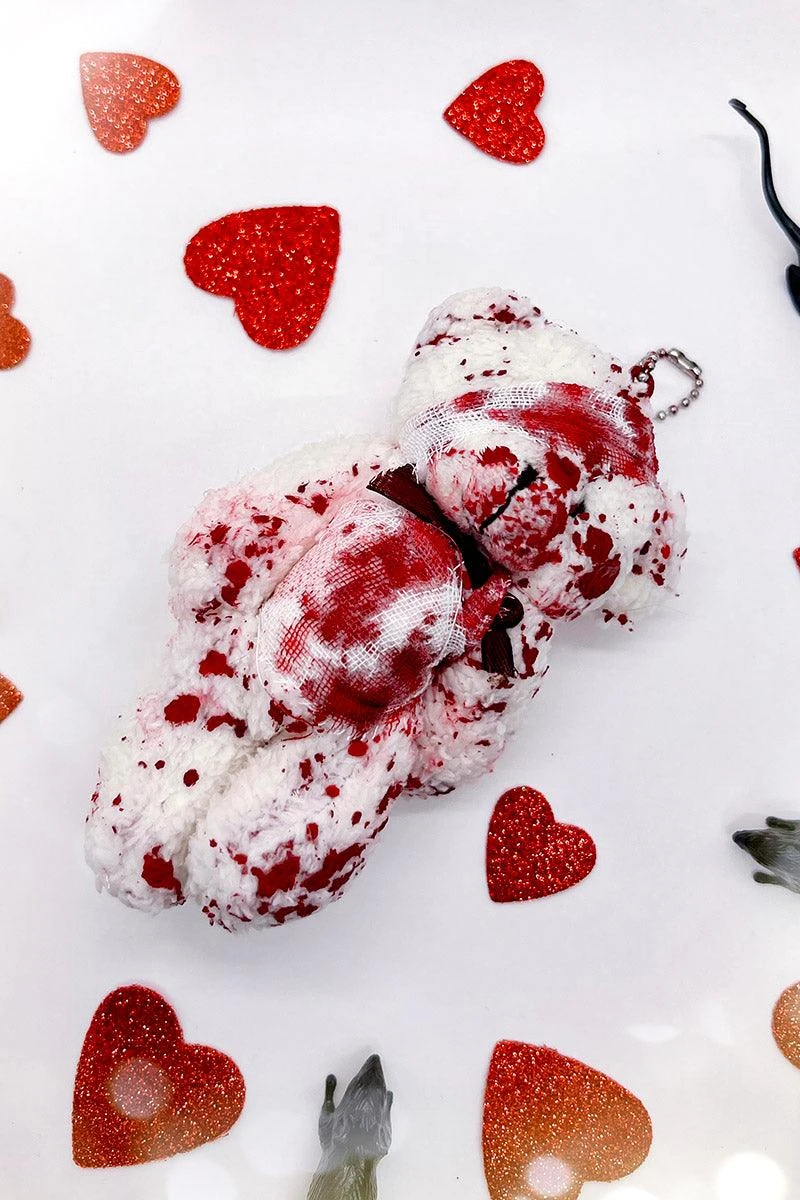 Tentacle Vomit Bloody Bear Keychain - Image 4