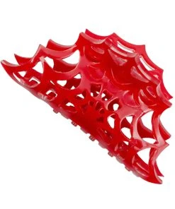 Kreepsville Spiderweb Hair Claw Clip [RED]
