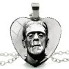 Catalyst Frankenstein Heart Necklace