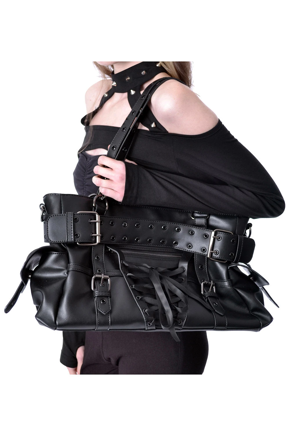 Hostile Bag Poizen Industries Hostile Bag -vampirefreaks shop hostile bag black vixxsin