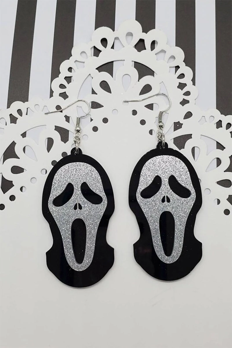 Ghostface Girl Earrings Catalyst Ghostface Girl Earrings -vampirefreaks shop