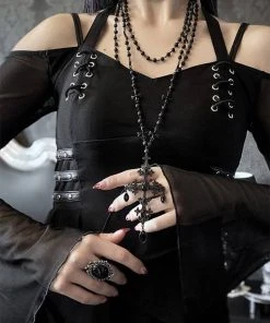 Killstar Summon The Night Choker [Black] -vampirefreaks shop jggghg 1000x