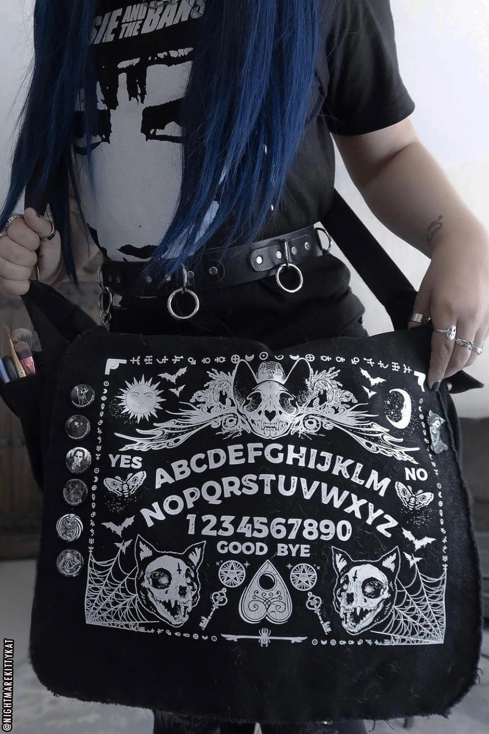 VampireFreaks Purranormal Spirit Board Messenger Bag