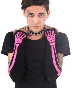 Catalyst Skeleton Arm Warmers [Magenta]