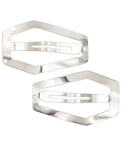 Kreepsville Coffin Snap Hair Clips [SILVER]