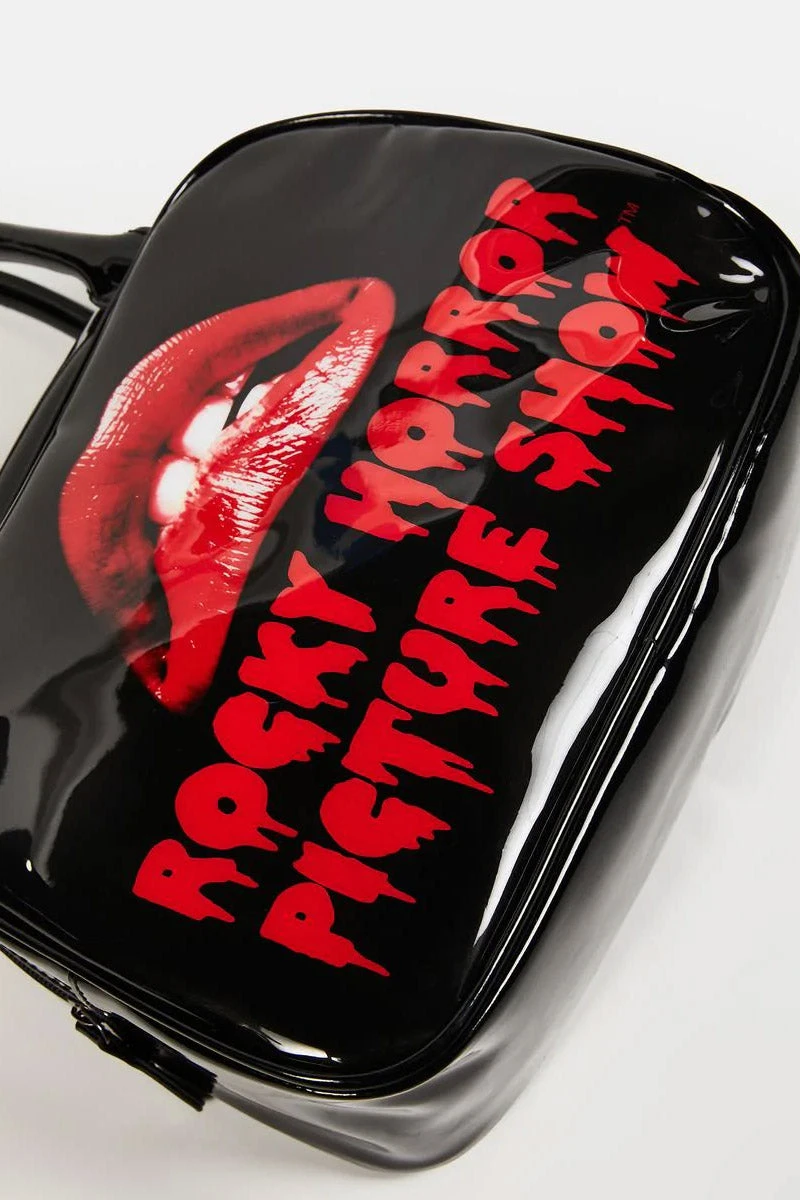 Rocky Horror Picture Show Lips Bowler Handbag Rock Rebel Rocky Horror Picture Show Lips Bowler Handbag -vampirefreaks shop