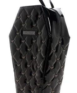 Rock Rebel Mina Quilted Bat Coffin Backpack [BLACK] -vampirefreaks shop vfdgbfhtrhtrh 1000x
