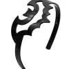 Kreepsville Bat Outline Headband [Black]