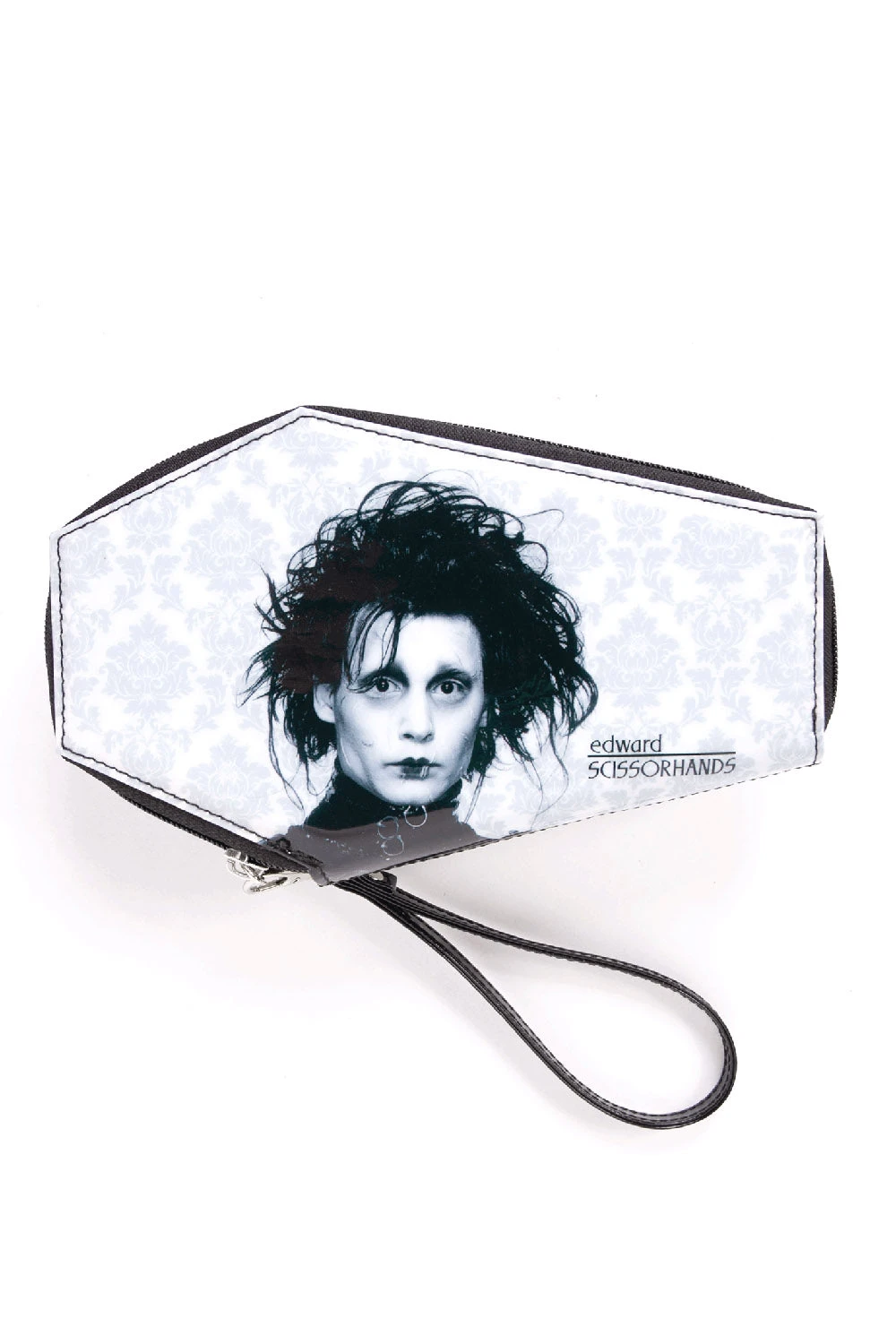 Rock Rebel Edward Scissorhands Fleur De Lis Coffin Wallet - Image 3